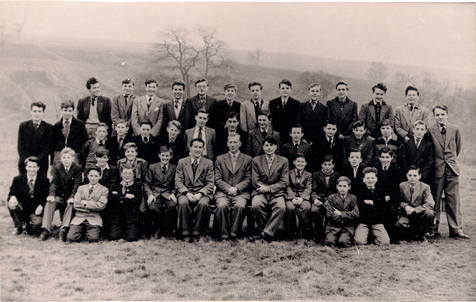 TYNE Dorm1955 Back Row: Findlay,Wilson,Day,Pollard,Temple,McGregor,Connolly