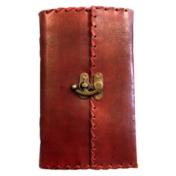 Leather Journal with Lock 