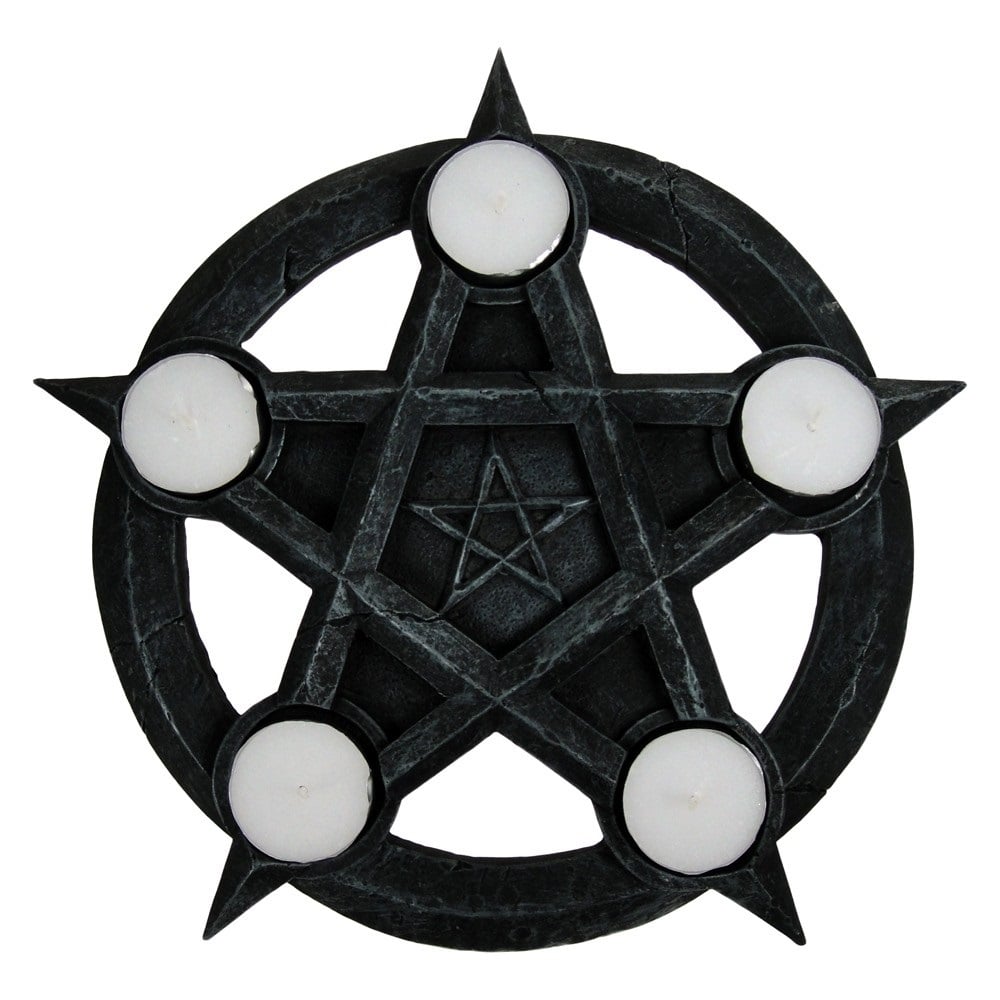 Pentagram Tealights 26cm 