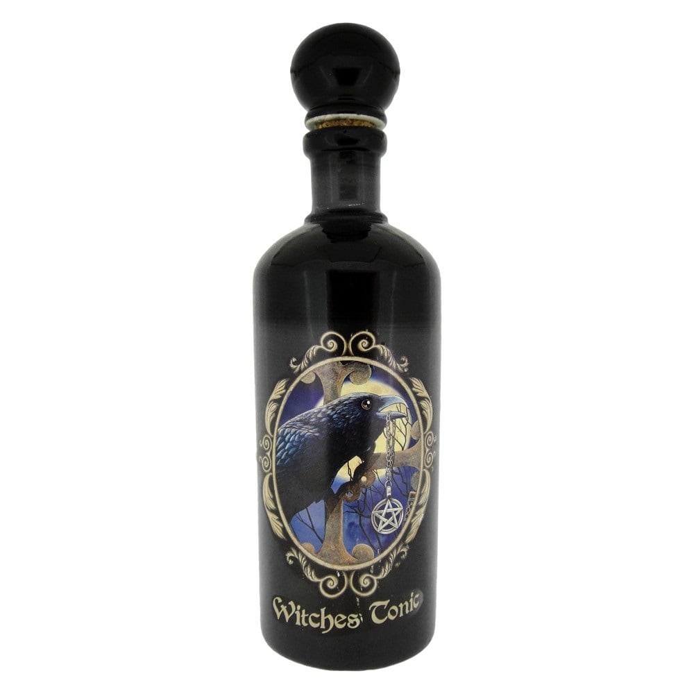 Talisman - Witches Glazed Tonic Bottle By Lisa Parker 