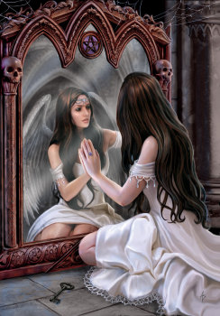 Magical Mirrow By Anne Stokes