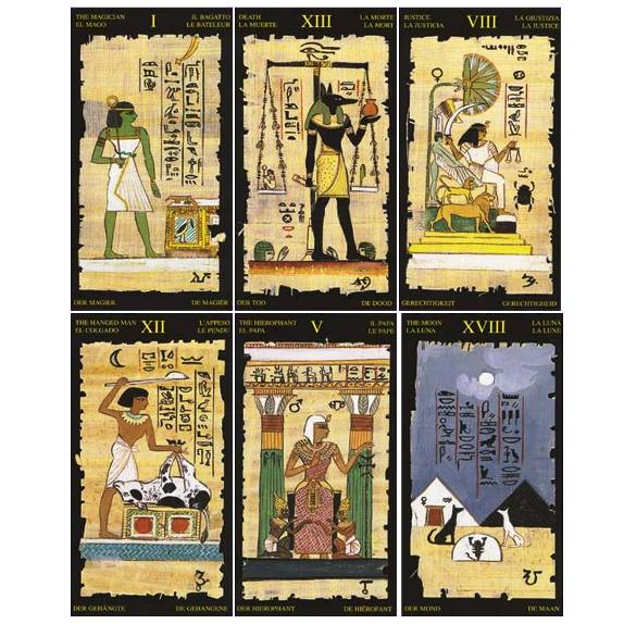 Egyptian Scarabeo Tarot Card's