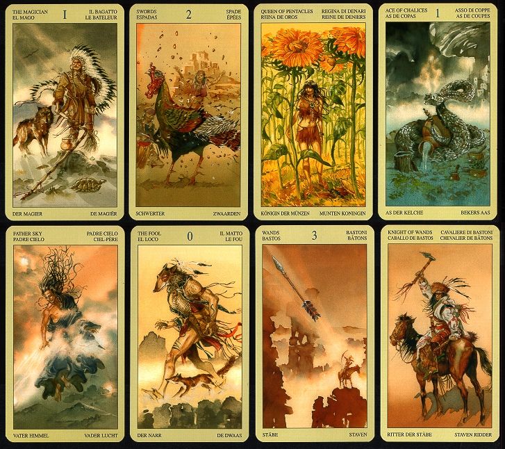 Native American Tarot Cards By Lo Scarabeo