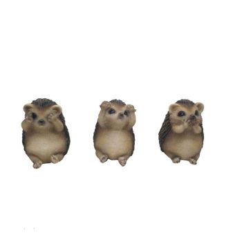 Three Wise Hedgehogs 