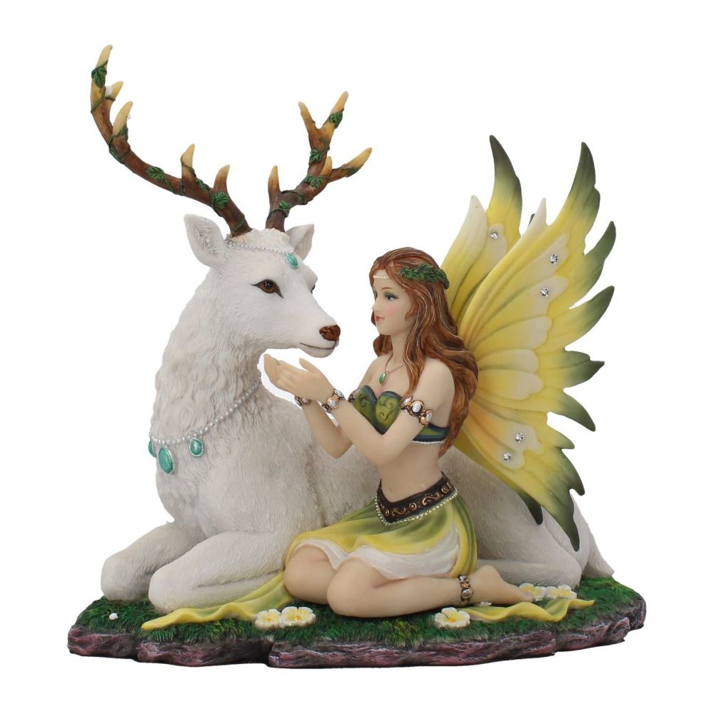 Adoration - Fairy & Stagg Figurine
