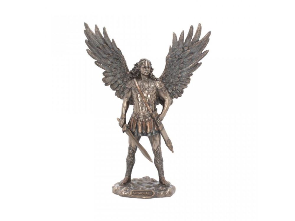 Saint Michael - Bronze Angel Figurine