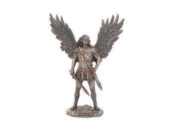 Saint Michael - Bronze Angel Figurine
