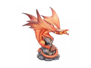 Adult Fire Dragon By Anne Stokes - Figurine