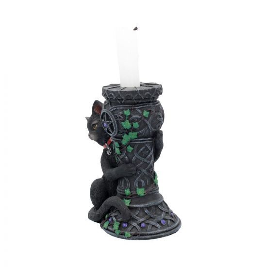 Midnight - Cats of the Coven Candlestick Holder