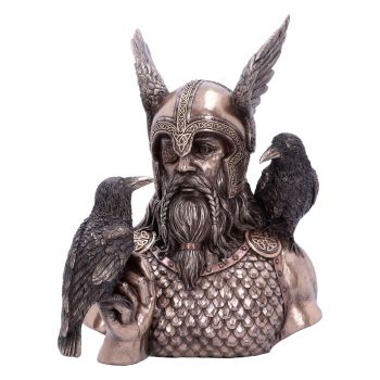 Odins Messengers - Norse God Odin Bust
