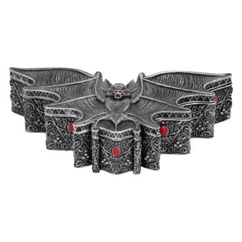 Carpe Noctem Box - Gothic Bat Trinket Box