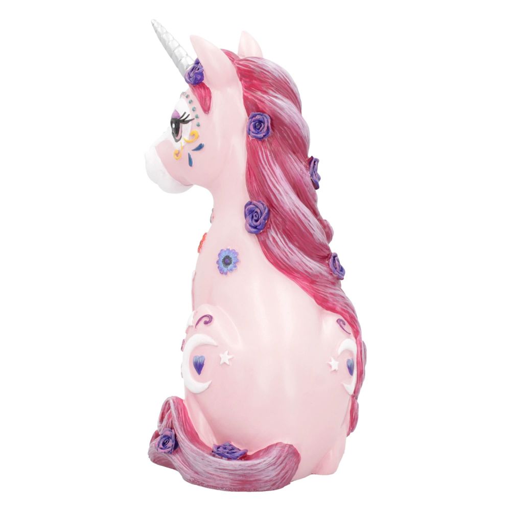 Candycorn - Pink Calavera Unicorn Figurine