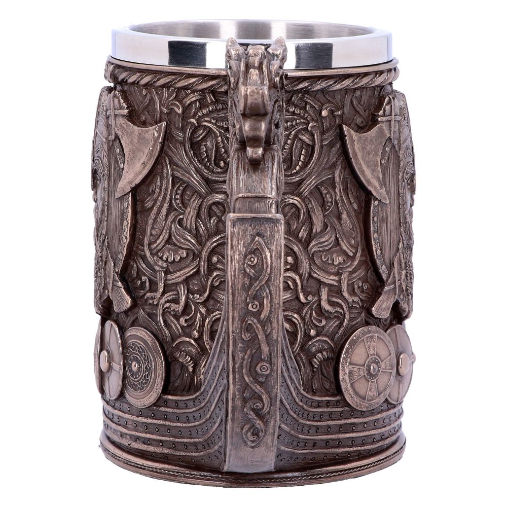 Bronze Drakkar -  Viking Tankard