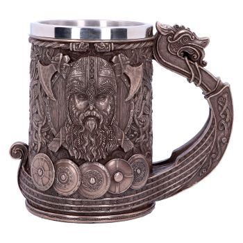 Bronze Drakkar -  Viking Tankard