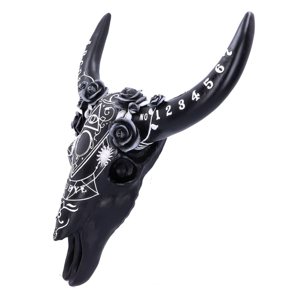 Spiritual Remains - Spirit Board Longhorn Steer Skull Plaque