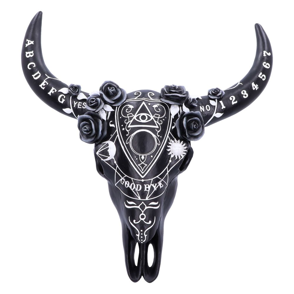 Spiritual Remains - Spirit Board Design Longhorn Steer Skull Plaque