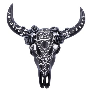 Spiritual Remains - Spirit Board Longhorn Steer Skull Plaque