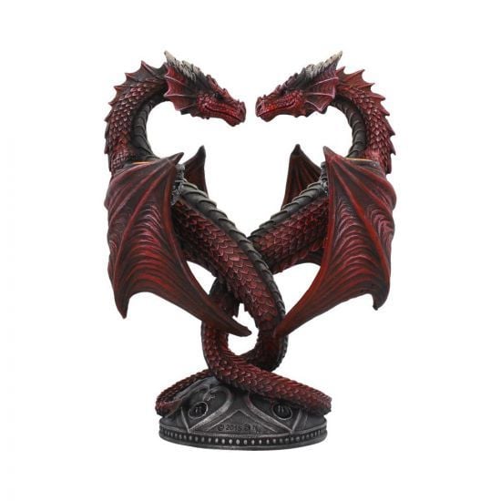 Dragon Heart Candle Holder By Anne Stokes