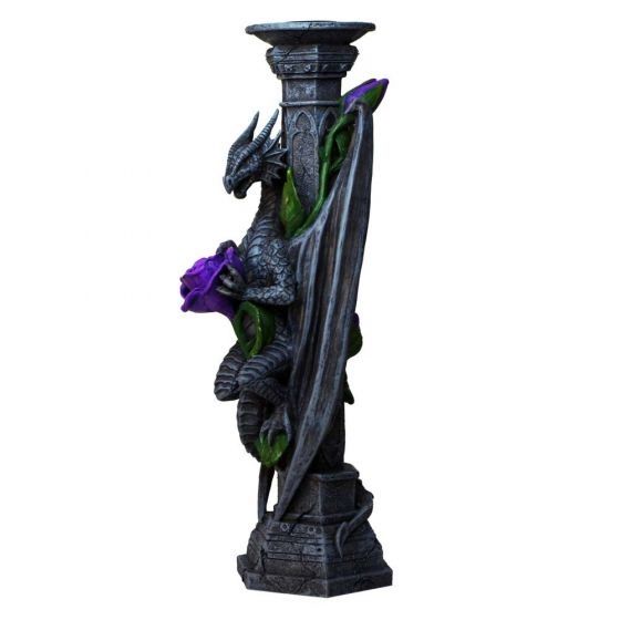 Dragon Beauty - Candlestick Holder By Anne Stokes