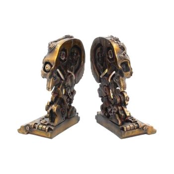 Cranial Steampunk Bookends (Set of 2)