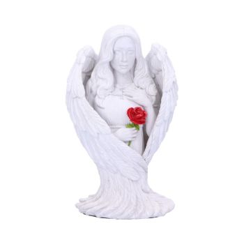 Angel Blessing By James Ryman - Angel With Rose Bust (30cm)