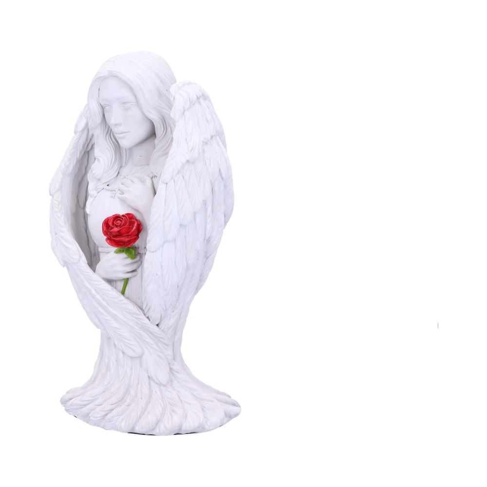 Angel Blessing By James Ryman - Angel With Rose Bust (30cm)