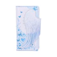 White Angel Wings & Butterflies Embossed Purse
