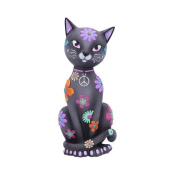 Hippy Kitty - Cat Figurine