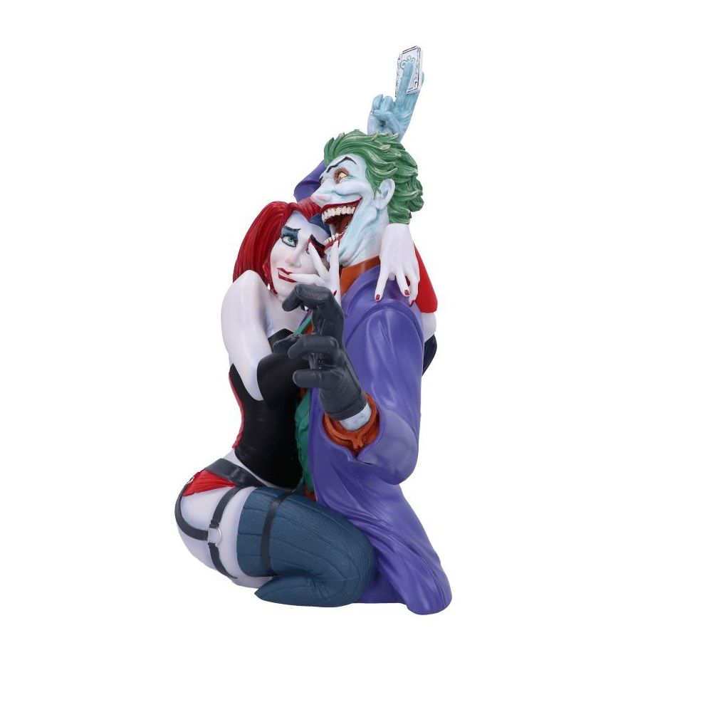 Officially Licensed DC Comics The Joker and Harley Quinn Bust Figurine
