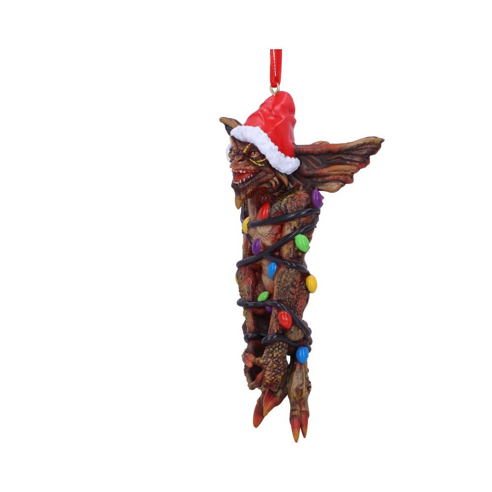 Officially Licensed Gremlins Mohawk in Fairy Lights Hanging Christmas Ornament