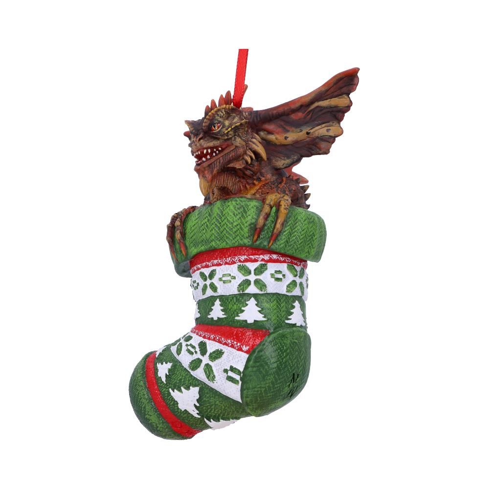 Officially Licensed Gremlins Mohawk in Stocking Hanging Christmas Figurine