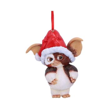 Officially Licensed Gremlins Gizmo in Santa Hat Hanging Christmas Ornament