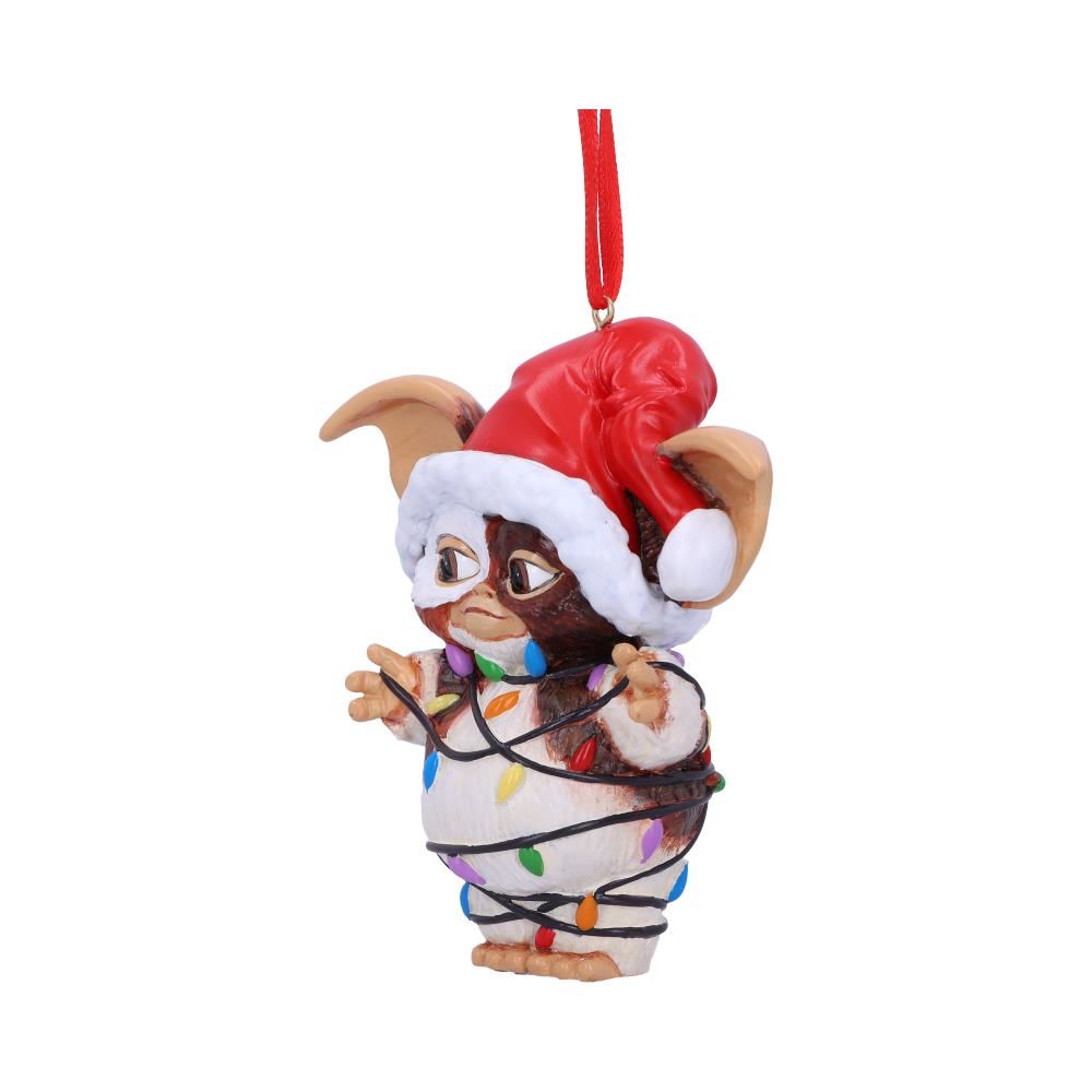 Officially Licensed Gremlins Gizmo in Fairy Lights Hanging Christmas Ornament