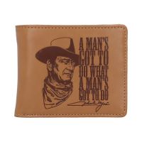 Officially Licensed John Wayne 'A Mans Got To Do What A Mans Got To Do' Wallet
