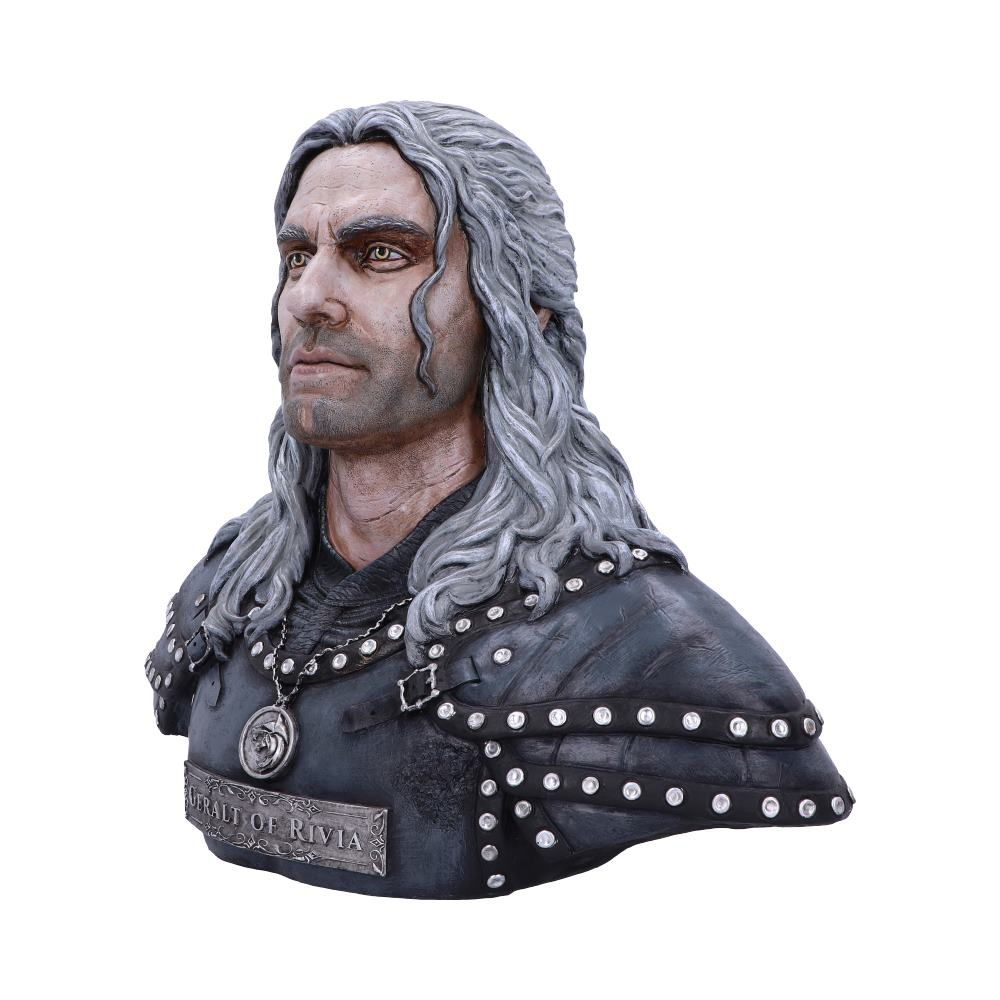 Officially Licensed The Witcher Geralt of Rivia Bust Figurine