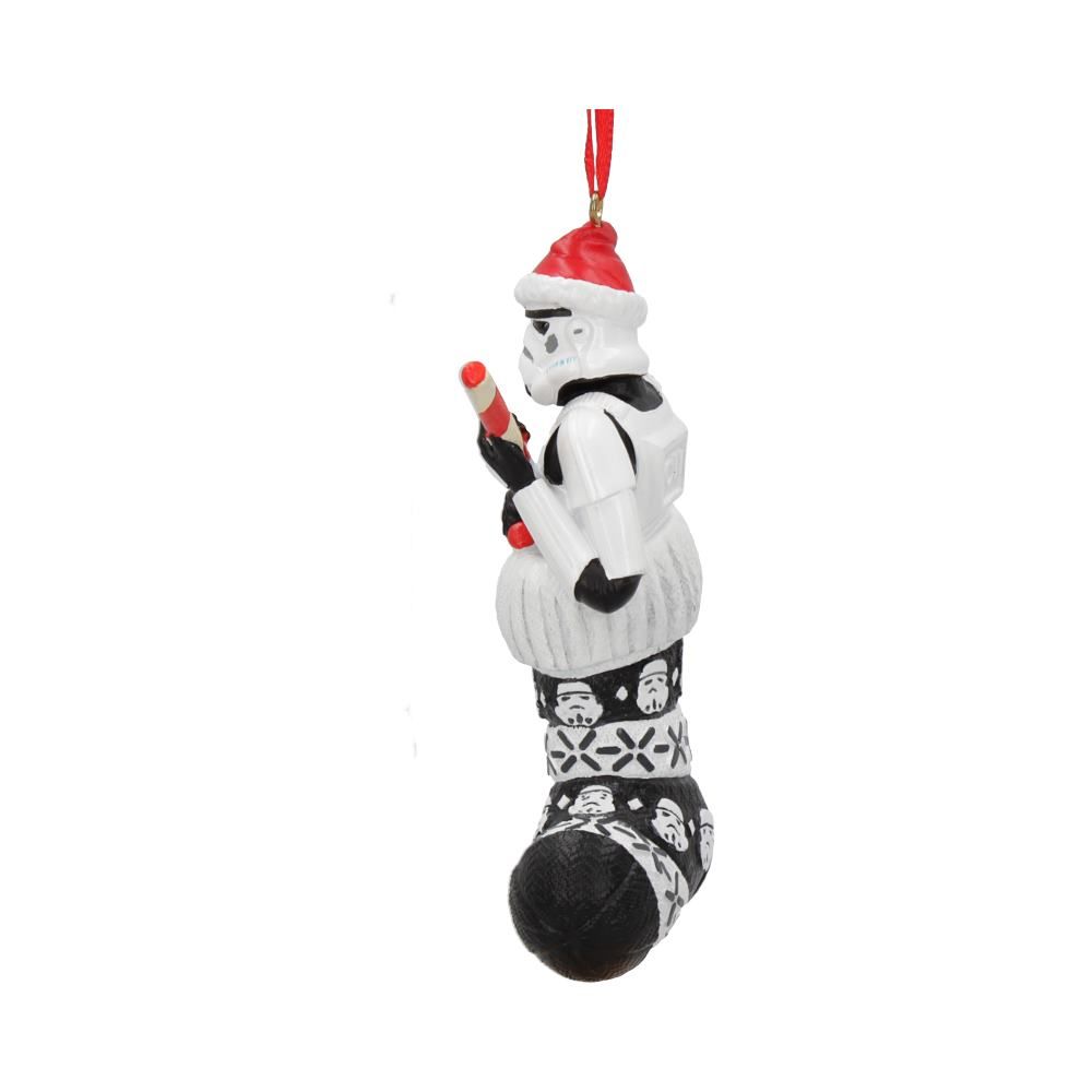 Officially Licensed Original Stormtrooper in Stocking Hanging Christmas Ornament