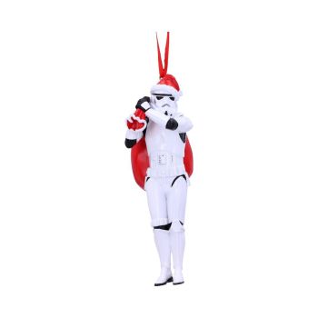 Officially Licensed Original Stormtrooper with Santa Sack Hanging Christmas Ornament