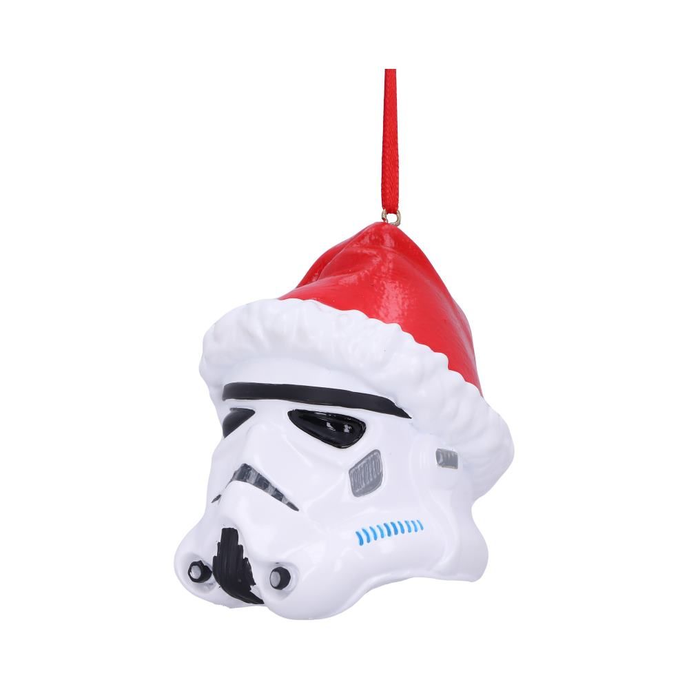 Officially Licensed Original Stormtrooper in Santa Hat Hanging Christmas Ornament