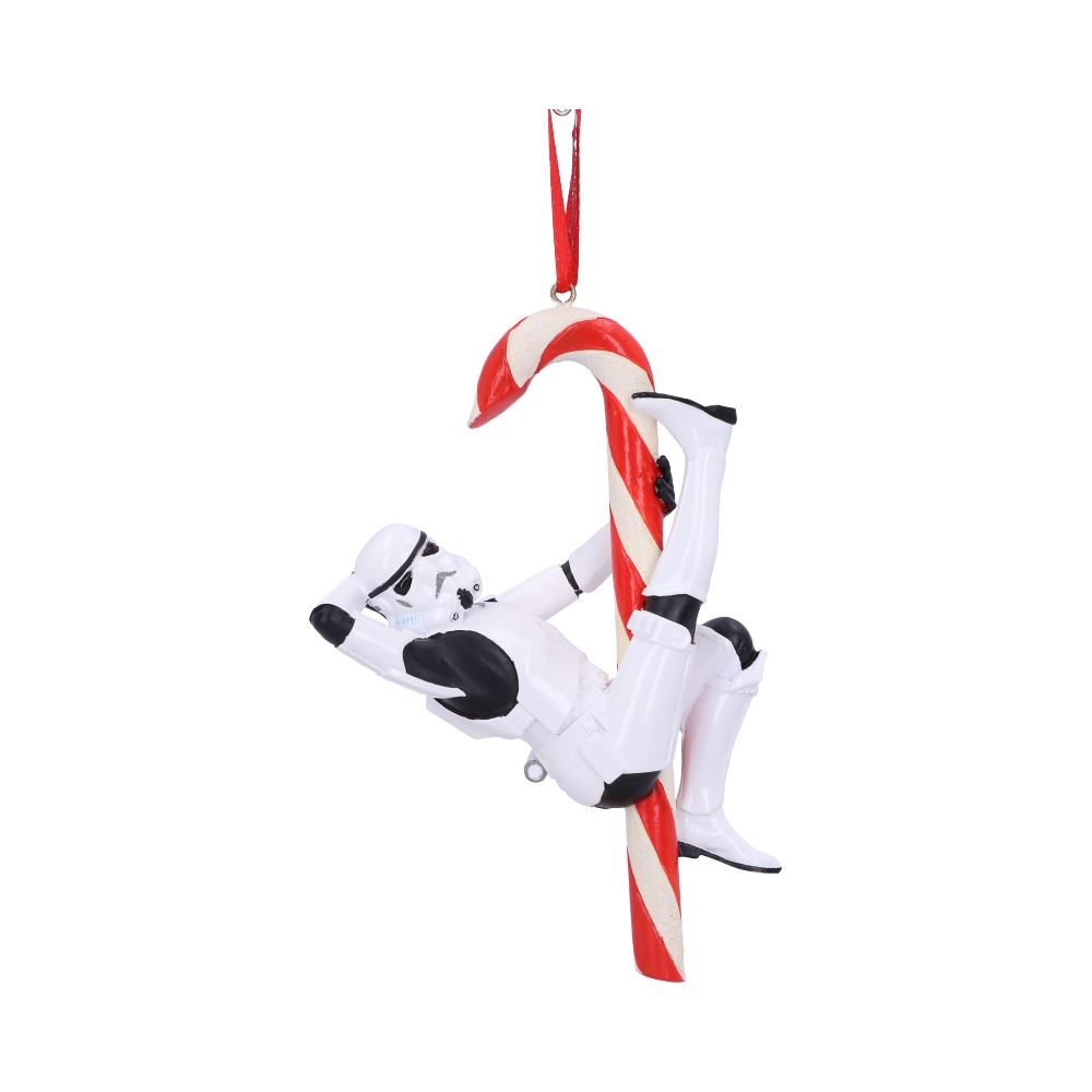 Stormtrooper with Candy Cane - Officially Licensed Hanging Christmas Figuri