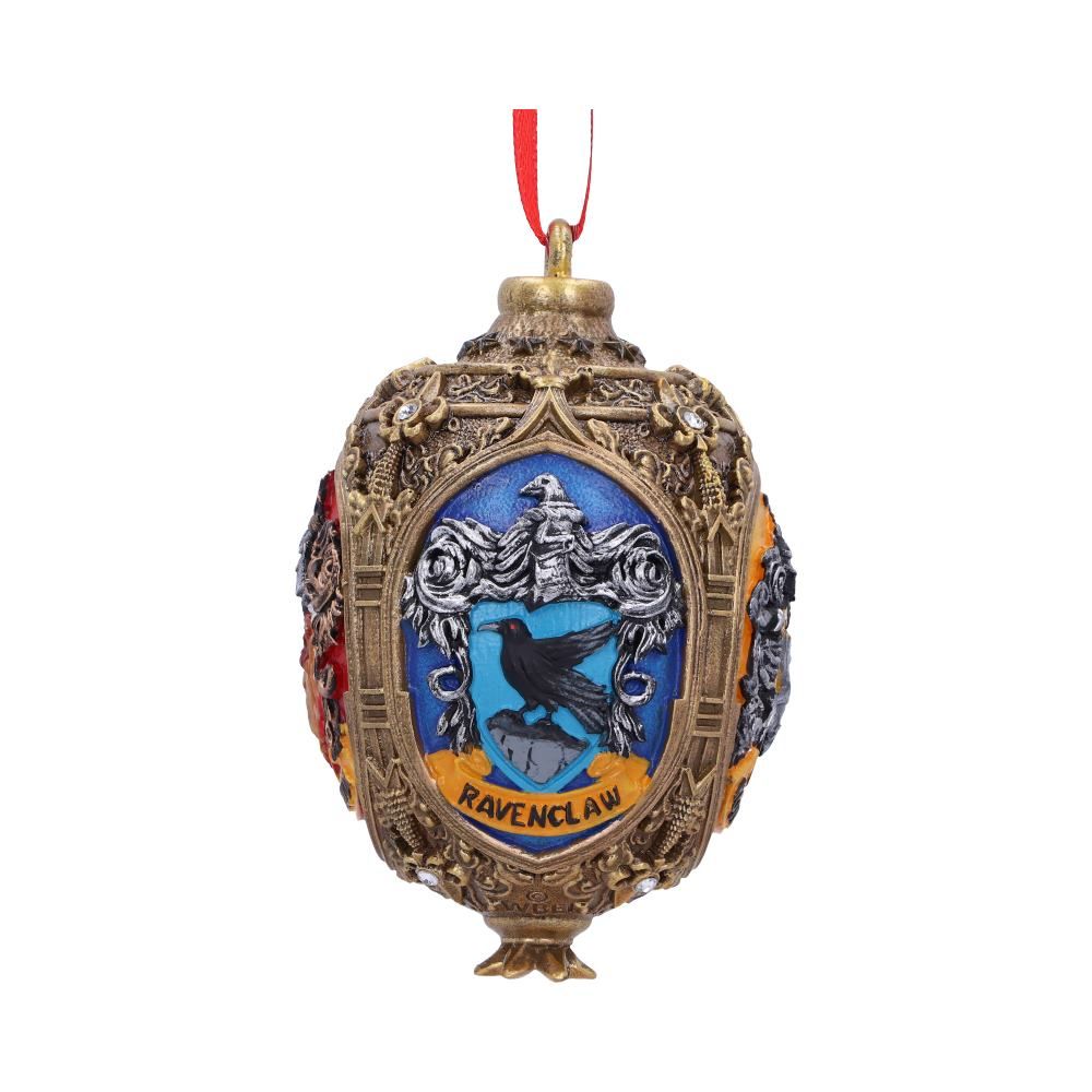 Officially Licensed Harry Potter Hogwarts Four Houses Hanging Christmas Ornament