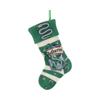 Officially Licensed Harry Potter Slytherin Stocking Hanging Christmas Ornament