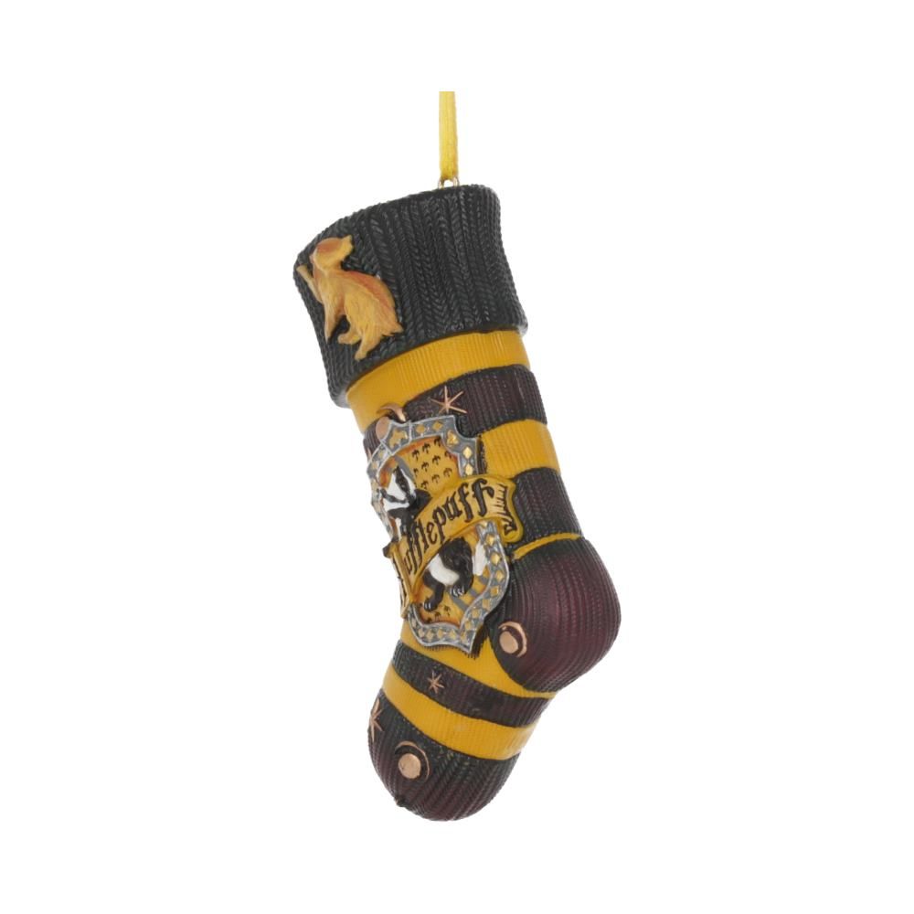 Officially Licensed Harry Potter Hufflepuff Stocking Hanging Christmas Ornament