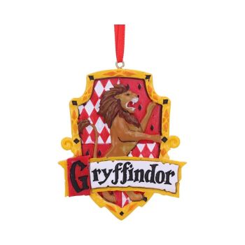 Officially Licensed Harry Potter Gryffindor Crest Hanging Christmas Ornament