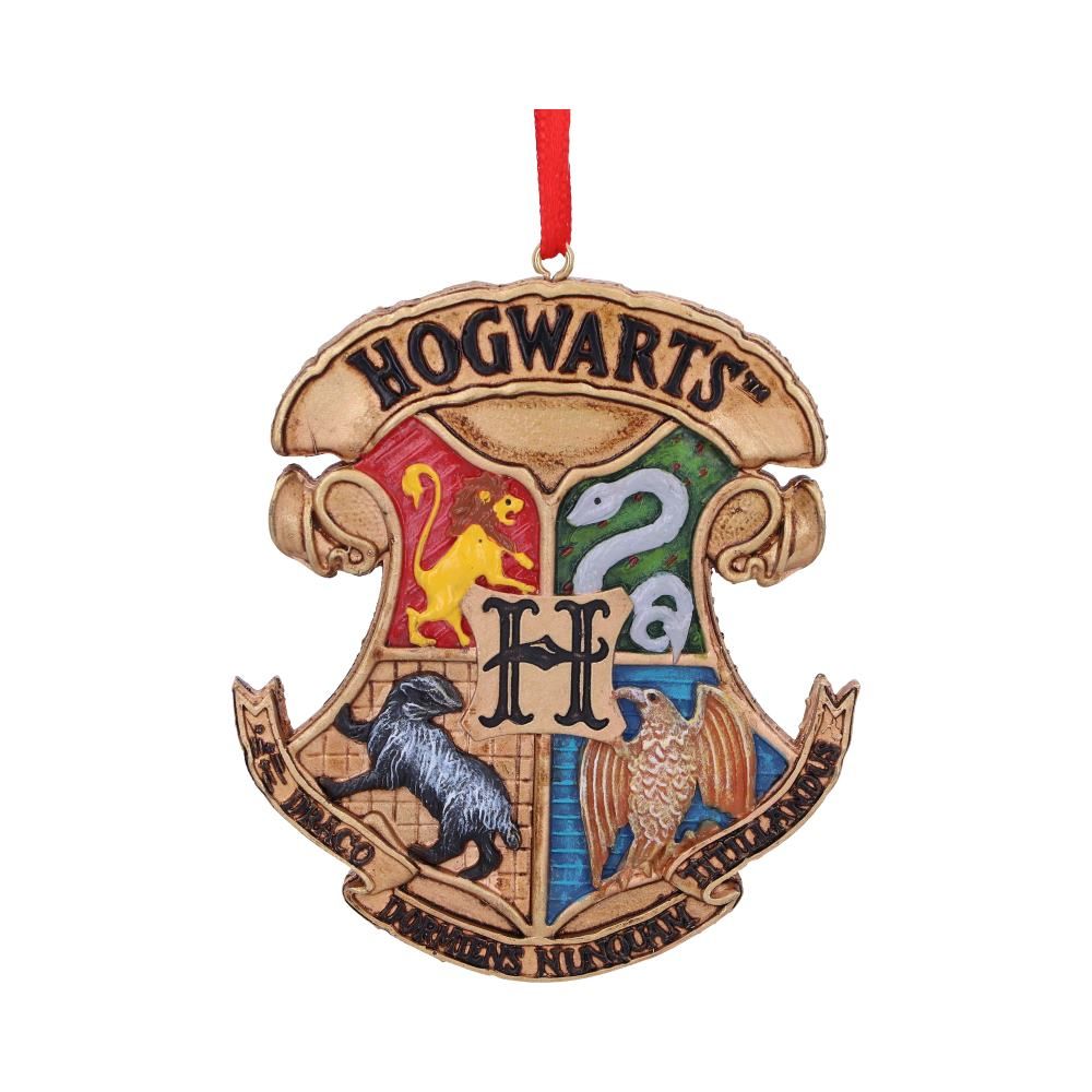 Harry Potter - Officially Licensed Hogwarts Crest Hanging Christmas Ornamen