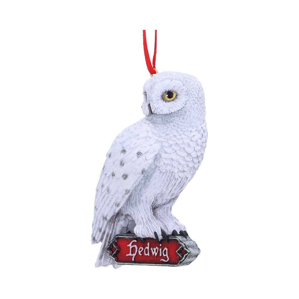 Officially Licensed Harry Potter Hedwig's Rest Owl Hanging Christmas Ornament