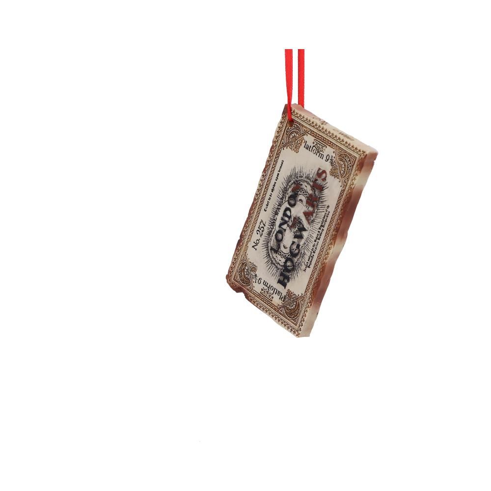 Officially Licensed Harry Potter Hogwarts Ticket Hanging Christmas Ornament