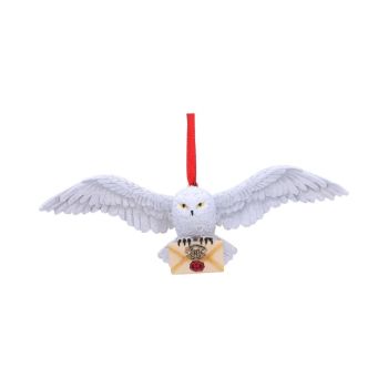 Officially Licensed Harry Potter Hedwig Owl Hanging Christmas Ornament