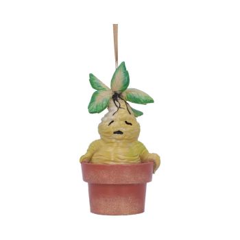 Officially Licensed Harry Potter Mandrake Plant Hanging Christmas Ornament