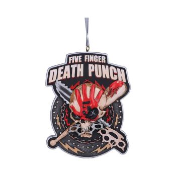 Officially Licensed Five Finger Death Punch Hanging Christmas Ornament