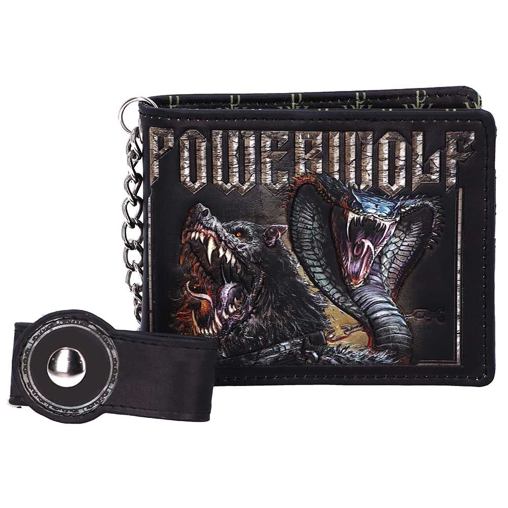 Officially Licensed Powerwolf Kiss of the Cobra King Embossed Wallet | Neme